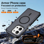 Xiaomi Poco C85 4G (171mm) / Xiaomi Redmi 15C 5G (Global) (171mm) / Xiaomi Redmi 15C 4G (Global) (171mm) Magnetiskt skal Elektropläterad ram Skin-touch TPU+PC mobilskal