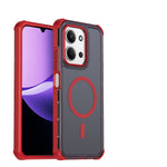 Xiaomi Poco C85 4G (171mm) / Xiaomi Redmi 15C 5G (Global) (171mm) / Xiaomi Redmi 15C 4G (Global) (171mm) Magnetiskt skal Elektropläterad ram Skin-touch TPU+PC mobilskal