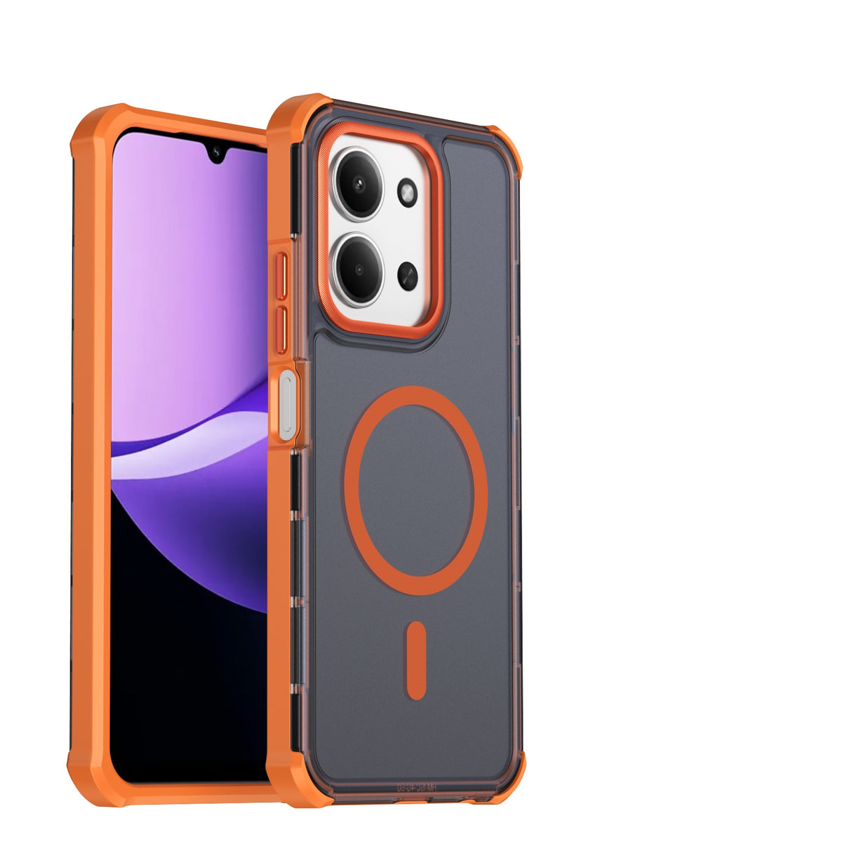 Xiaomi Poco C85 4G (171mm) / Xiaomi Redmi 15C 5G (Global) (171mm) / Xiaomi Redmi 15C 4G (Global) (171mm) Magnetiskt skal Elektropläterad ram Skin-touch TPU+PC mobilskal