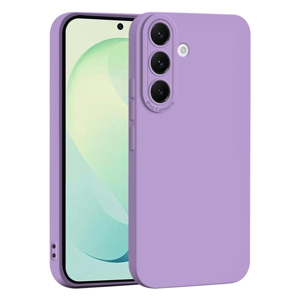 Samsung Galaxy S26 FE-skal med precisa kamerautskärningar, mjukt TPU-stötsäkert mobilskal