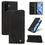 Samsung Galaxy A36 5G / Galaxy A56 5G / Galaxy A37 5G skal magnetisk stängning plånboksfodral TPU PU-läder mobilskal
