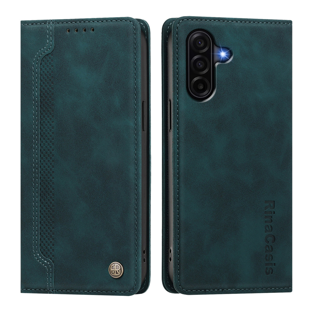 Samsung Galaxy A36 5G / Galaxy A56 5G / Galaxy A37 5G skal magnetisk stängning plånboksfodral TPU PU-läder mobilskal