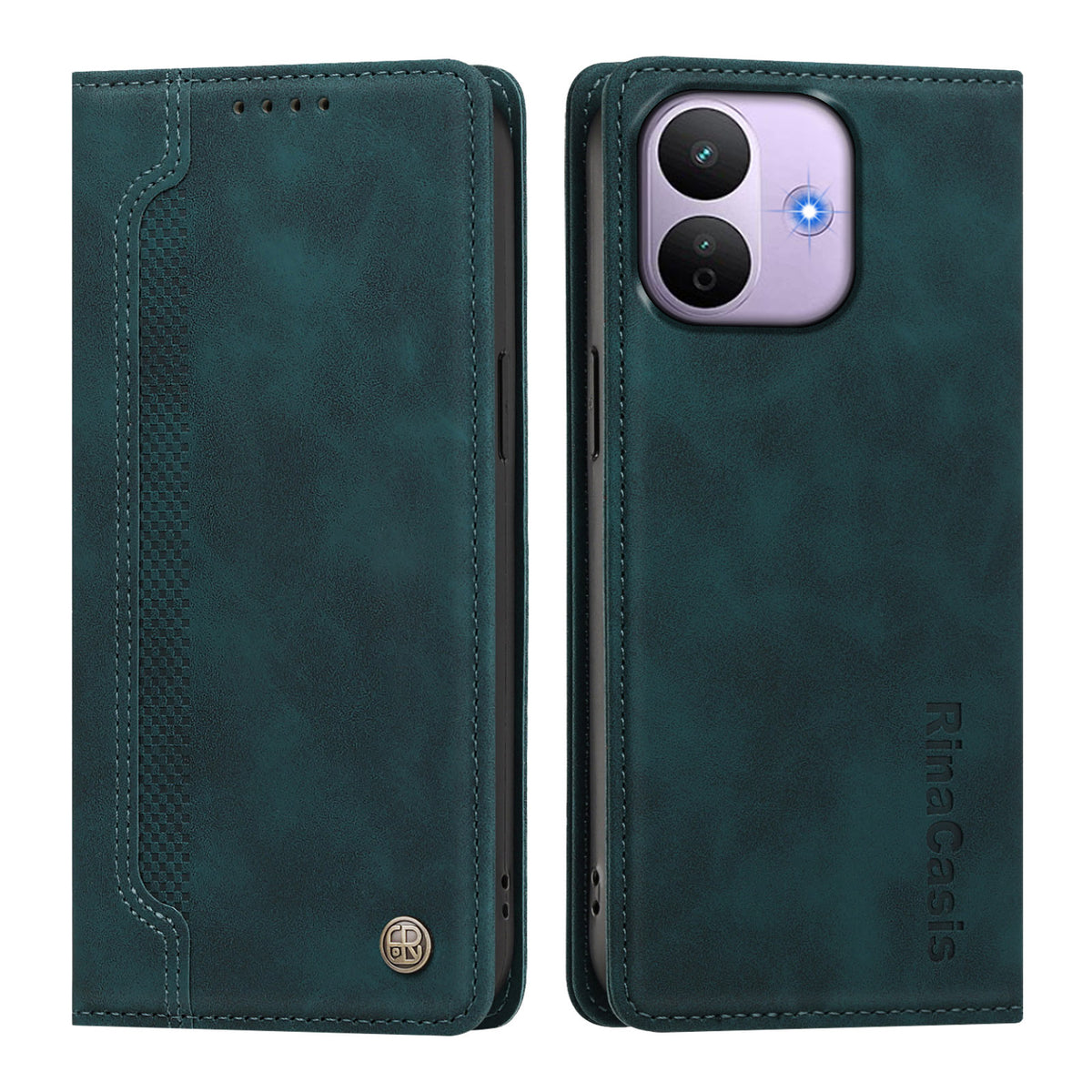 Xiaomi Redmi Note 17 Pro 5G-skal Magnetisk stängning Plånboksfodral TPU PU-läder mobilskal
