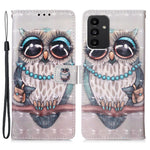 Samsung Galaxy A54 5G Läderfodral 3D-mönstertryck Plånboksfodral med rem