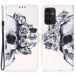 Samsung Galaxy A54 5G Läderfodral 3D-mönstertryck Plånboksfodral med rem