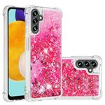 Til Samsung Galaxy A54 5G TPU Cover Glitter Drivsand Stødsikker Telefon Bagcover