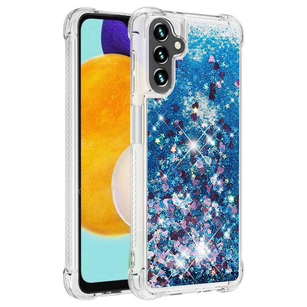 Til Samsung Galaxy A54 5G TPU Cover Glitter Drivsand Stødsikker Telefon Bagcover
