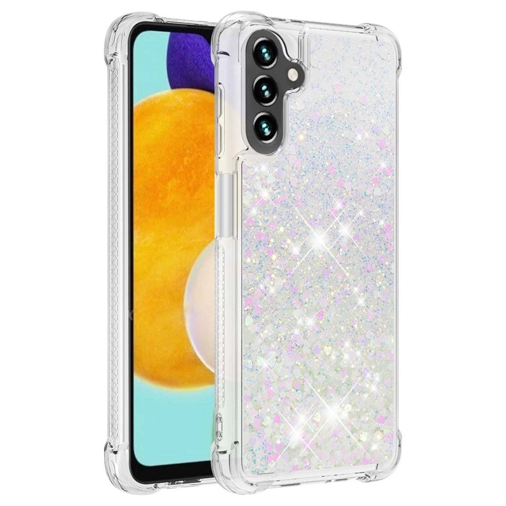 Til Samsung Galaxy A54 5G TPU Cover Glitter Drivsand Stødsikker Telefon Bagcover