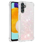 Til Samsung Galaxy A54 5G TPU Cover Glitter Drivsand Stødsikker Telefon Bagcover