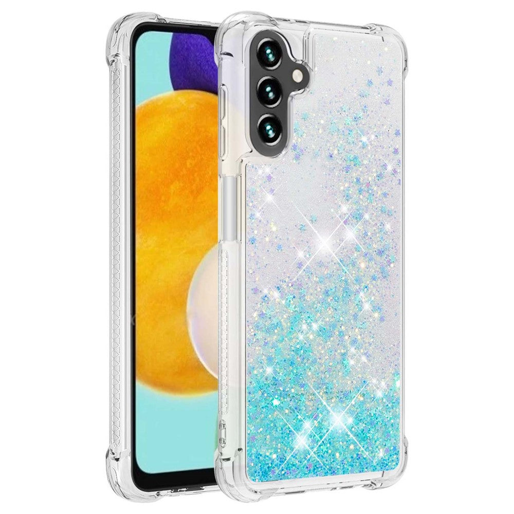 Til Samsung Galaxy A54 5G TPU Cover Glitter Drivsand Stødsikker Telefon Bagcover