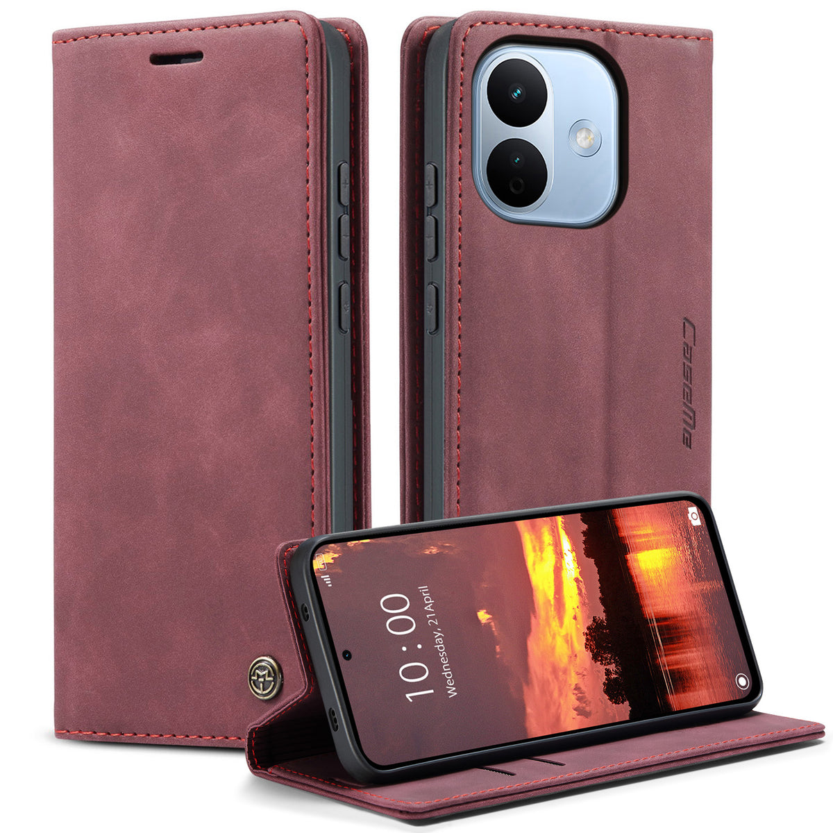 CASEME for Xiaomi Redmi Note 17 Pro 5G Wallet Case  013 Series PU Leather Phone Cover Stand