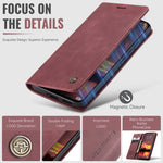 CASEME for Xiaomi Redmi Note 17 Pro 5G Wallet Case  013 Series PU Leather Phone Cover Stand