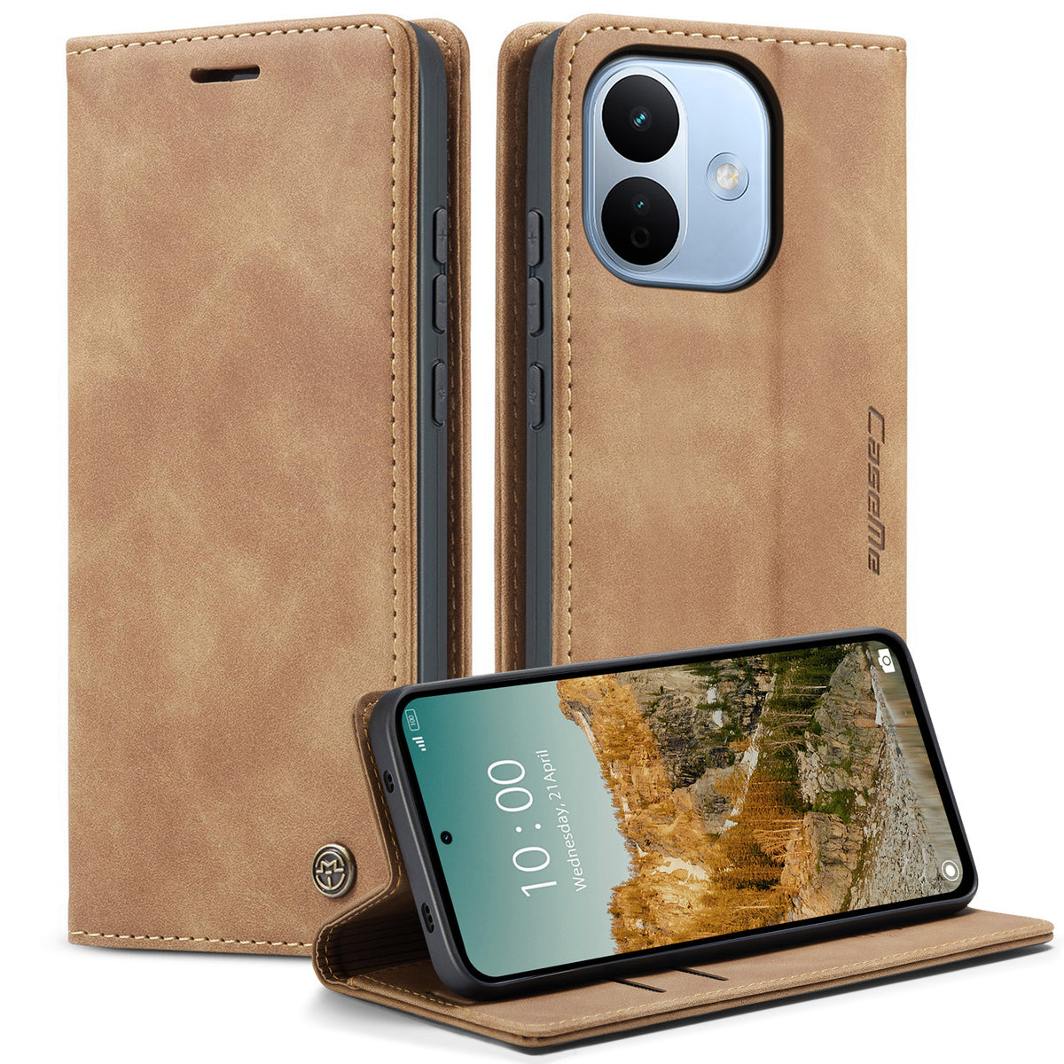 CASEME for Xiaomi Redmi Note 17 Pro 5G Wallet Case  013 Series PU Leather Phone Cover Stand