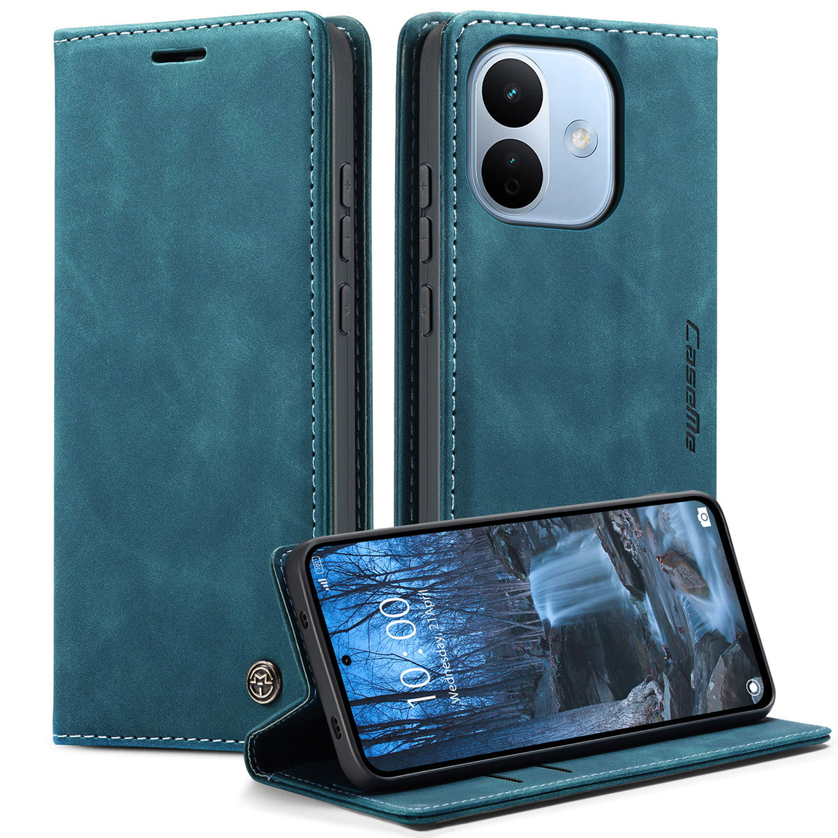 CASEME for Xiaomi Redmi Note 17 Pro 5G Wallet Case  013 Series PU Leather Phone Cover Stand