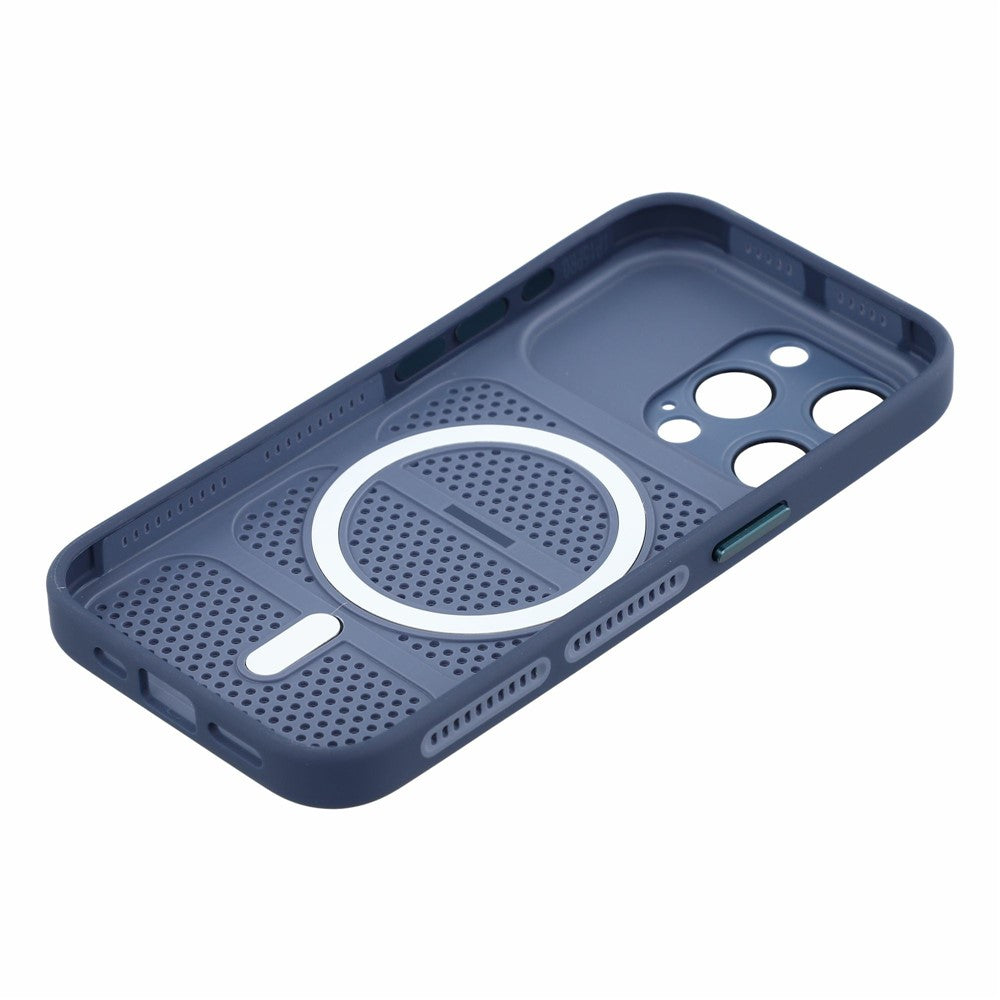 iPhone 13 Pro Max-skal kompatibelt med MagSafe trippelventilerat kylande PC+TPU-mobilskal