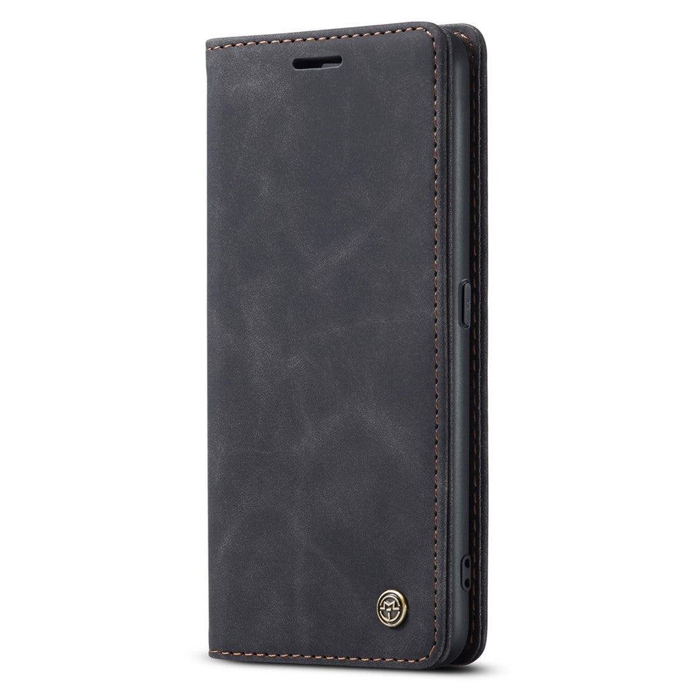 CASEME 013-serien för Oppo Reno7 4G / Reno8 4G / F21 Pro 4G PU-läder plånboksfodral magnetiskt självabsorberande stativ mobilfodral