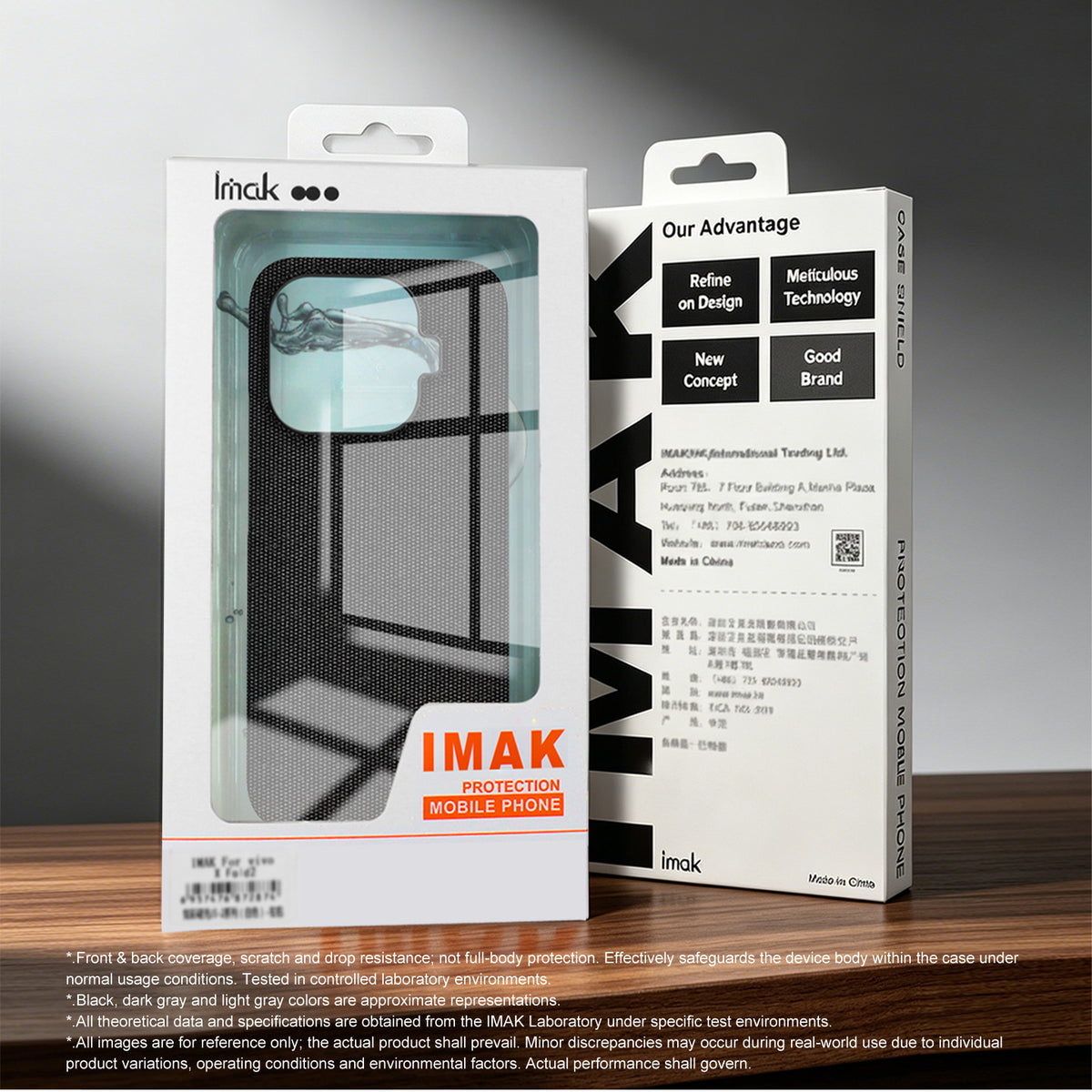 IMAK Ruiyi-seriens cover i stof med tekstur, læder + PC-bagside til Xiaomi Redmi Note 17 5G (Global) / Xiaomi Redmi Note 17 (Indien/Kina) 5G / Xiaomi Redmi Note 17 4G (Global)