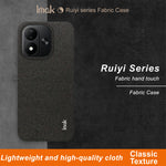IMAK Ruiyi-seriens cover i stof med tekstur, læder + PC-bagside til Xiaomi Redmi Note 17 5G (Global) / Xiaomi Redmi Note 17 (Indien/Kina) 5G / Xiaomi Redmi Note 17 4G (Global)