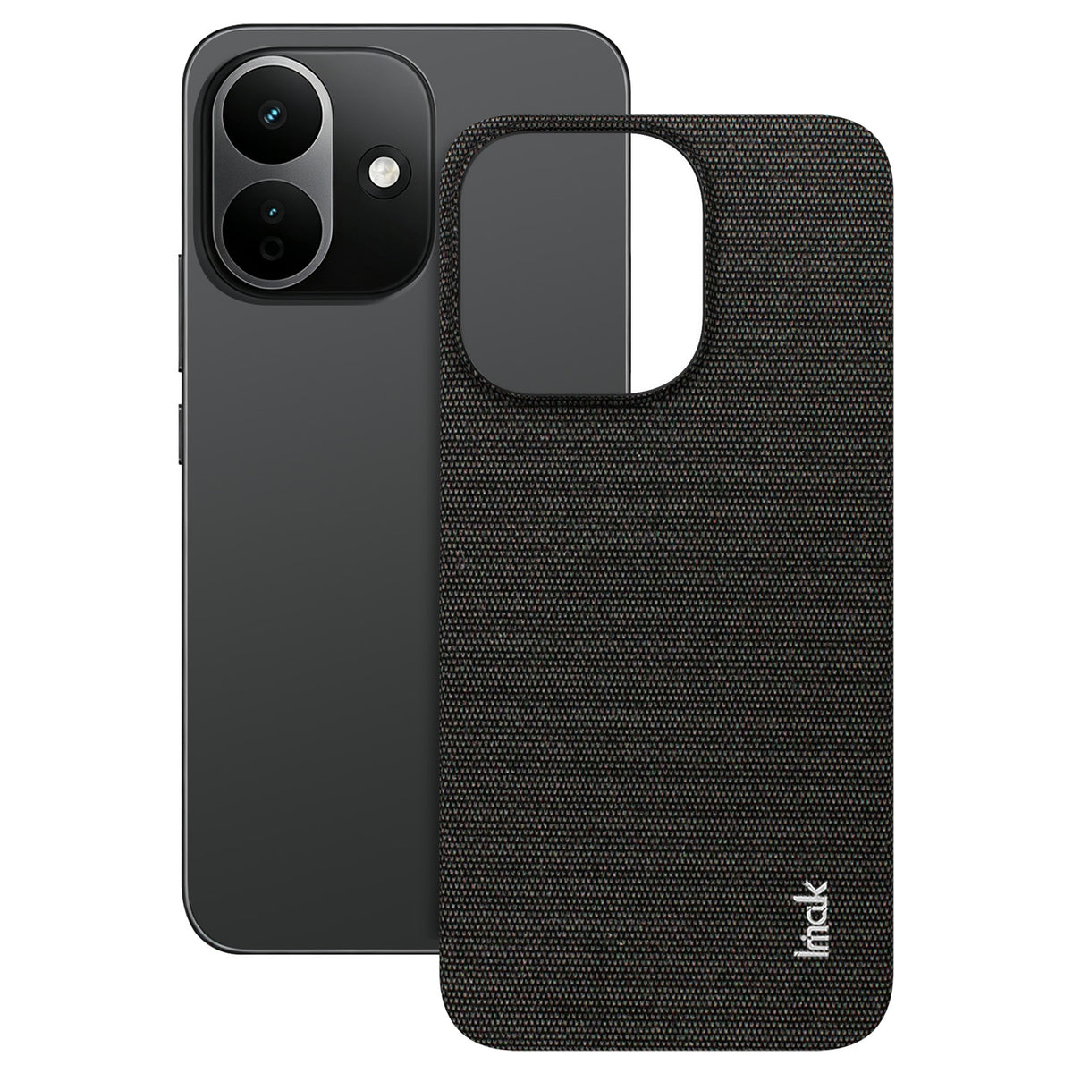 IMAK for Xiaomi Redmi Note 17 Pro 5G Ruiyi Series Case Fabric Texture Leather + PC Phone Back Cover