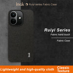 IMAK for Xiaomi Redmi Note 17 Pro 5G Ruiyi Series Case Fabric Texture Leather + PC Phone Back Cover