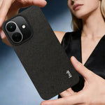 IMAK for Xiaomi Redmi Note 17 Pro 5G Ruiyi Series Case Fabric Texture Leather + PC Phone Back Cover