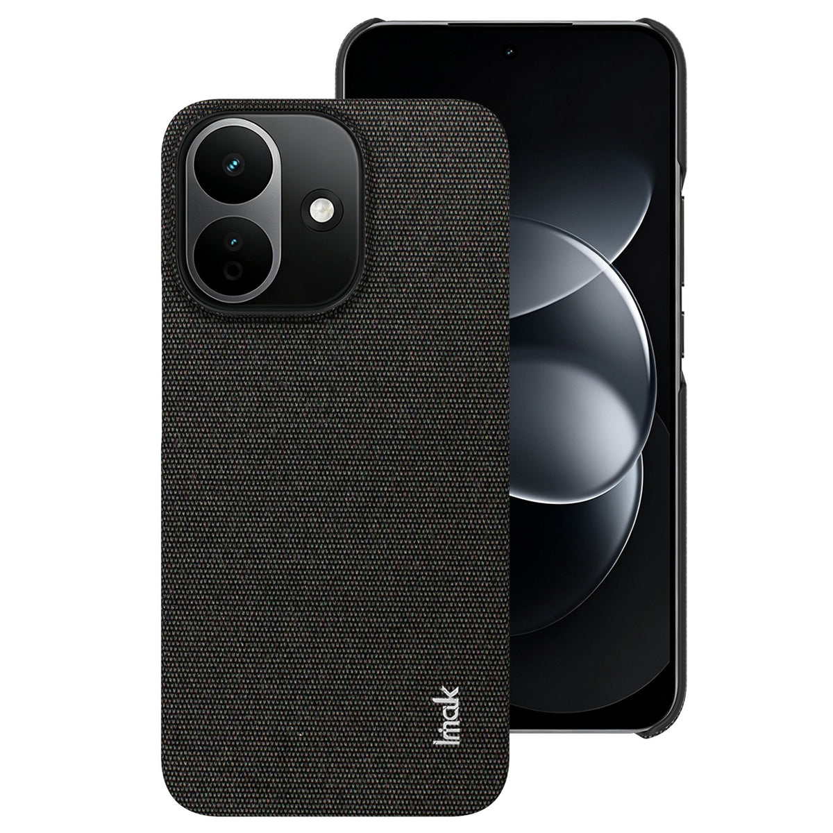 IMAK for Xiaomi Redmi Note 17 Pro 5G Ruiyi Series Case Fabric Texture Leather + PC Phone Back Cover