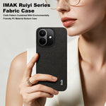 IMAK for Xiaomi Redmi Note 17 Pro 5G Ruiyi Series Case Fabric Texture Leather + PC Phone Back Cover