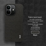 IMAK for Xiaomi Redmi Note 17 Pro 5G Ruiyi Series Case Fabric Texture Leather + PC Phone Back Cover