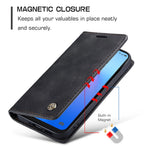 CASEME 013 Series for Oppo Reno8 5G (Global Version) PU Leather Drop-proof Wallet Case Magnetic Auto-absorbed Phone Stand Case