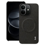 IMAK för Xiaomi Redmi Note 17 Pro 5G Ruiyi-serien Magnetiskt skal Tygstruktur Läder + PC-baksida för mobil