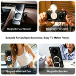 IMAK för Xiaomi Redmi Note 17 Pro 5G Ruiyi-serien Magnetiskt skal Tygstruktur Läder + PC-baksida för mobil