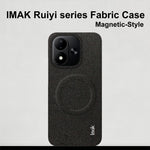 IMAK Ruiyi-seriens magnetiske cover i stof med tekstur, læder + PC-bagside til Xiaomi Redmi Note 17 5G (Global) / Xiaomi Redmi Note 17 (Indien/Kina) 5G / Xiaomi Redmi Note 17 4G (Global)