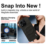 IMAK för Xiaomi Redmi Note 17 5G (Global) / Xiaomi Redmi Note 17 (Indien/Kina) 5G / Xiaomi Redmi Note 17 4G (Global) Ruiyi-serien Magnetiskt skal Tygstruktur Läder + PC-bakstycke för mobil