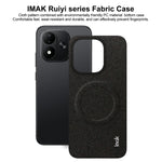 IMAK Ruiyi-seriens magnetiske cover i stof med tekstur, læder + PC-bagside til Xiaomi Redmi Note 17 5G (Global) / Xiaomi Redmi Note 17 (Indien/Kina) 5G / Xiaomi Redmi Note 17 4G (Global)