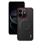 IMAK för Xiaomi Redmi Note 17 Pro 5G Ruiyi-serien Magnetiskt skal Kolfibertexturerat läder + PC-mobilskal