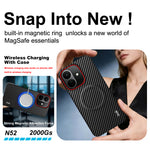 IMAK för Xiaomi Redmi Note 17 Pro 5G Ruiyi-serien Magnetiskt skal Kolfibertexturerat läder + PC-mobilskal