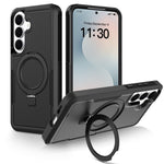 Magnetisk, drejeligt stativcover til Samsung Galaxy A56 5G / Galaxy A36 5G / Galaxy A27 5G / Galaxy A37 5G, PC + TPU-mobilbeskyttelse