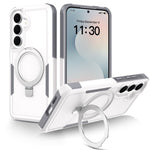 Samsung Galaxy A56 5G / Galaxy A36 5G / Galaxy A27 5G / Galaxy A37 5G skal magnetiskt roterbart stativ PC + TPU mobilskydd