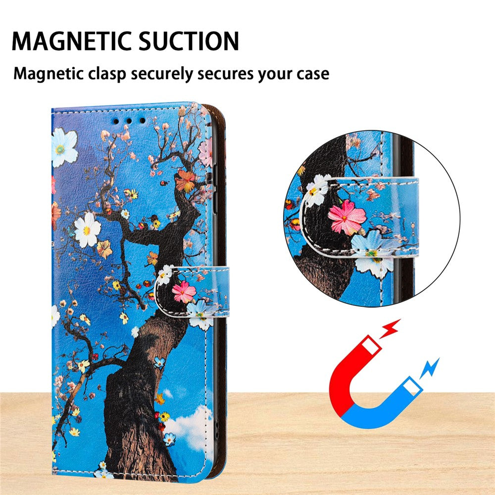 Wallet Case For Xiaomi Redmi Note 17 Pro Max 5G  /  17 Pro+ 5G  /  17 Pro 5G Pattern Printed Flip Stand PU Leather Phone Cover with Wrist Strap