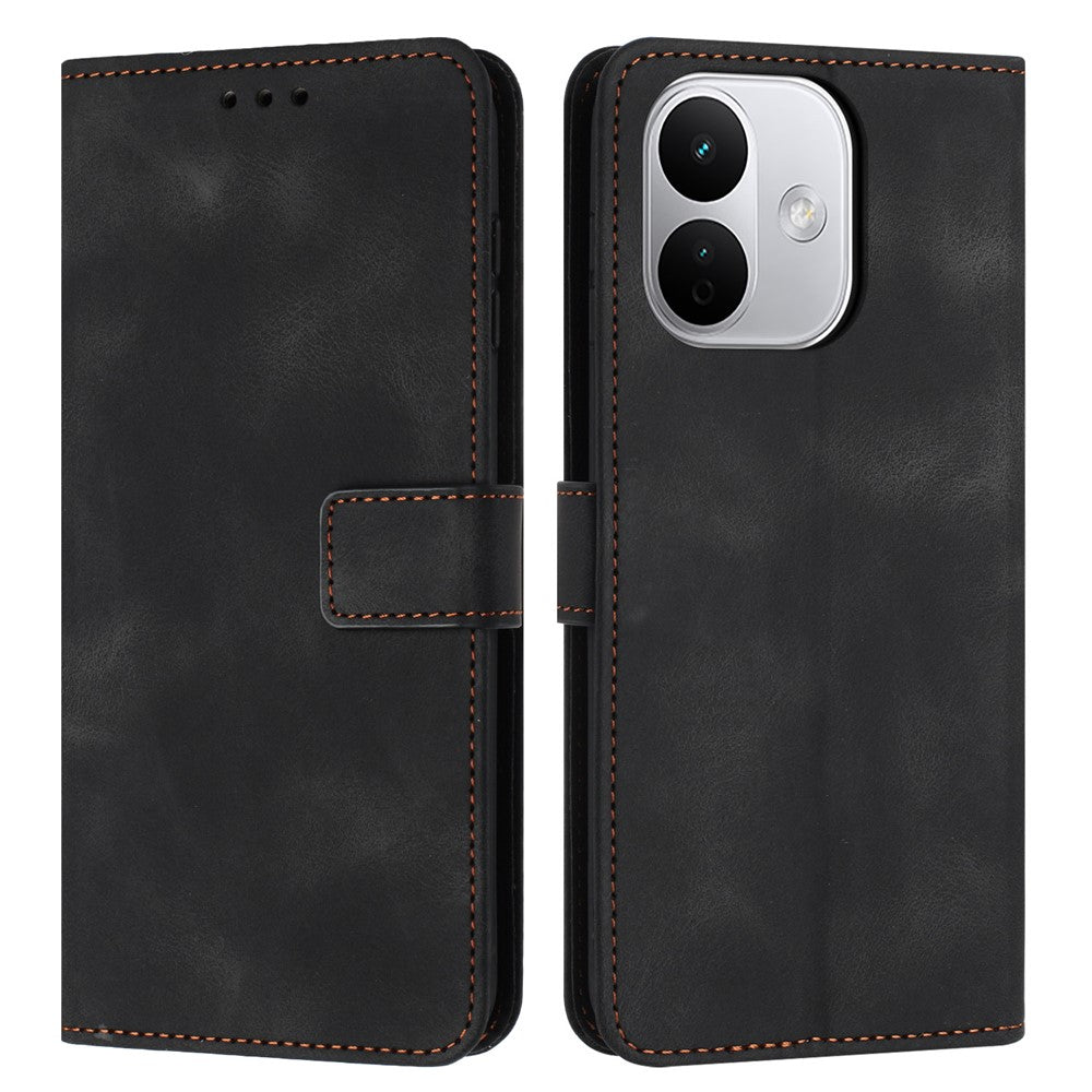 Läderfodral för Xiaomi Redmi Note 17 Pro Max 5G / 17 Pro+ 5G / 17 Pro 5G enfärgat plånboksskyddande mobilfodral