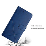 Leather Case For Xiaomi Redmi Note 17 Pro Max 5G  /  17 Pro+ 5G  /  17 Pro 5G Line Pattern Wallet Phone Cover with Wrist Strap