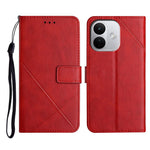 Leather Case For Xiaomi Redmi Note 17 Pro Max 5G  /  17 Pro+ 5G  /  17 Pro 5G Line Pattern Wallet Phone Cover with Wrist Strap