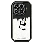 Xiaomi 17T mobilskal TPU Gummerat Antihalk Vitkalkning Panda Mönster Baksida
