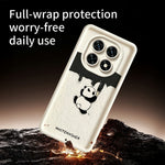 Phone Case for Xiaomi Redmi Note 15 5G (Global) / Note 15 4G (Global) / Poco M8 5G , TPU Rubberized Anti-Slip Whitewasher Panda Pattern Back Cover