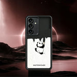 Samsung Galaxy S26+ mobilskal TPU Gummerat Antihalk Vitkalkande Panda Mönster Baksida
