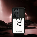Samsung Galaxy S26 Ultra mobilskal TPU Gummerat Antihalk Vitkalkning Panda Mönster Baksida