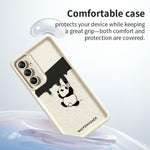 Samsung Galaxy A56 5G mobilskal TPU Gummerat Antihalk Vitkalkning Panda Mönster Baksida