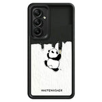 Samsung Galaxy A56 5G mobilskal TPU Gummerat Antihalk Vitkalkning Panda Mönster Baksida