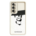 Samsung Galaxy A37 5G mobilskal TPU Gummerat Antihalk Vitkalkning Panda Mönster Baksida