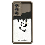 Samsung Galaxy A37 5G mobilskal TPU Gummerat Antihalk Vitkalkning Panda Mönster Baksida